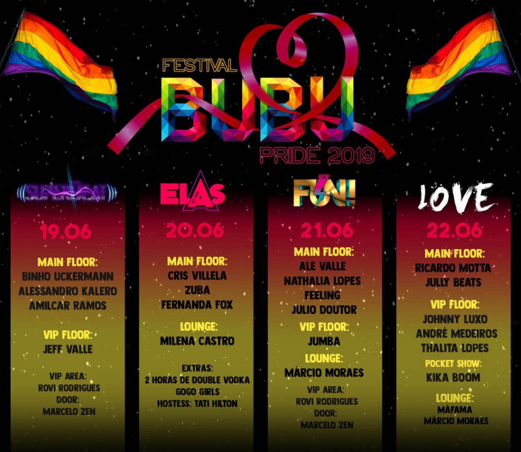 Bubu Pride 2019 agenda