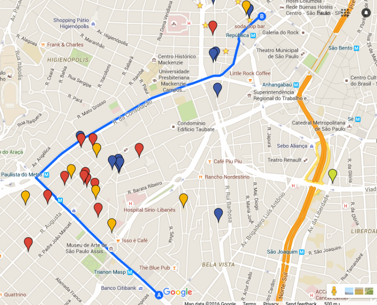 google map sao paulo lgbt pride parade vamosgay